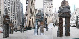 Ugo Rondinone, Human Nature, 2013. Rockefeller Center, New York, April 23 to June 7. Photos: Luigi Cazzaniga