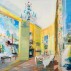 Jane Irish, Yellow Room, 2012. Egg tempera on linen, 48 x 54 inches. Courtesy of Locks Gallery, Philadelphia