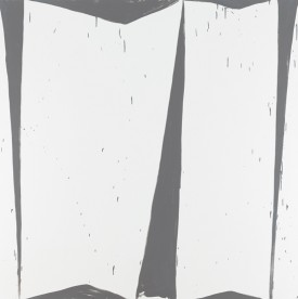 Amy Feldman, Show & Tell, 2013, acrylic on canvas, 80 x 80 inches. Courtesy of the artist and Blackston gallery.