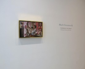 Installation shot, Mark Greenwold: Murdering the World, Paintings and Drawing 2007-2013 at Sperone Westwater, May 10 to June 28, 2013
