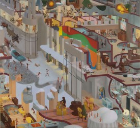 Hilary Harkness, Pearl Trader, 2006. Oil on linen, 30 x 33 inches. Courtesy of Jennifer and David Stockman