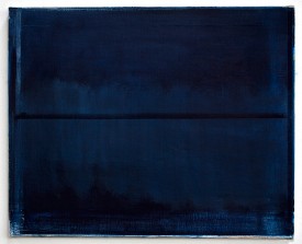 John Zurier, After Paolo Schiavo, 2013. Oil on linen, 17 x 21 inches. Courtesy the artist and Peter Blum Gallery, New York