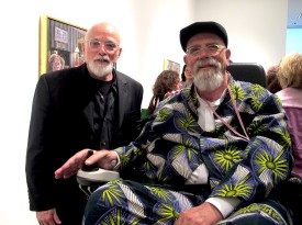 Mark Greenwold and Chuck Close. (c) Robin Siegel, 2013