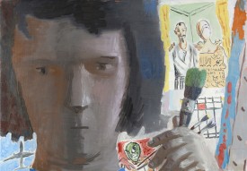 Elena Sisto, Green Brush, 2011. Oil on linen, 25½ x 36½ inches. Courtesy of the artist and Lori Bookstein Fine Art, New York