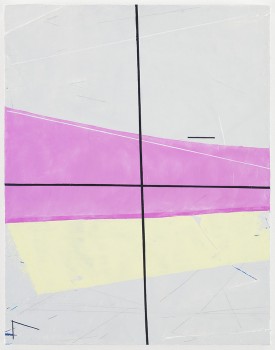 Eve Aschheim, Bullet, 2013, oil and graphite on canvas on panel, 14 1/16 x 181/4 inches. Courtesy of the artist and Lori Bookstein Fine Art.