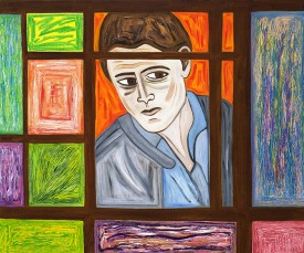 Susan Bee, No Exit, 2012, oil on canvas, 20 x 14 inches. Courtesy of Accola Griefen Gallery.