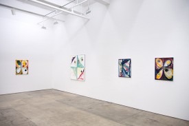 Installation view of Hansjoerg Dobliar: "Hysterie und Abstraktion." Courtesy of Johannes Vogt Gallery, New York.