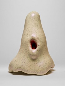 Ken Price, Arctic, 1998, fired and painted clay, 22 x 16 3/4 x 15 1/2 inches. The Museum of Modern Art, New York. Gift of Edward R. Broida. Photo by Fredrik Nilsen