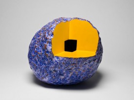 Ken Price, Big Load, 1988, fired and painted clay, 12 1/2 x 15 1/2 x 17 inches. Collection of Stephane Janssen, Arizona. Photo by Fredrik Nilsen.