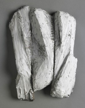 Evelyn Twitchell, Trunk, 2012. Painted Clay, 11 x 8 x 1-1/2 inches. Courtesy of the Artist