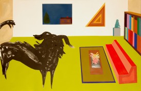 Chris Johanson (with Johanna Jackson), Peaceable Kingdom, 2007, acrylic on paper, 66 x 100 cm. From the book: Chris Johanson, Survey by Bob Nickas, Interview by Corrina Peipon, Focus by Julie Deamer, writings by Chris Johanson, £35 / €49.95, Phaidon 2013, www.phaidon.com