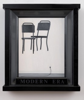 Neil Jenney, The Modern Era, 1971–72, oil on wood in artist's frame, 34 3/4 x 30 7/8 x 5 7/8 inches. Collection of the artist. Courtesy Gagosian Gallery. Photography by Robert McKeever.