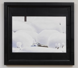 Neil Jenney, North America Depicted, 2009–10, oil on wood in artist's frame, 40 1/4 x 45 1/4 x 2 1/8 inches. Collection of the artist. Courtesy Gagosian Gallery. Photography by Robert McKeever.