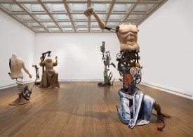 Michael Landy, Installation of Saints Alive at the National Gallery, 2013. © Michael Landy, courtesy of the Thomas Dane Gallery, London / Photo: The National Gallery, London