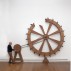 Michael Landy, Spin the Saint Catherine Wheel and Win the Crown of Martyrdom, 2013, mixed media, 371 x 440 x 84 cm. © Michael Landy, courtesy of the Thomas Dane Gallery, London / Photo: The National Gallery, London.