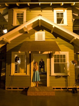 Paul McCarthy / Damon McCarthy. Photograph taken during the filming of "Rebel Dabble Babble," 2011- 2012. Photo: Joshua White. Courtesy the artist and Hauser & Wirth.