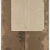 Dorothea Rockburne, Study for Scalar E, 1970, Nails, crude oil, chipboard and paper. Chipboard: 30 x 20 inches. Paper: 16 3/4 x 13 inches. Courtesy of the artist and Miguel Abreu Gallery.