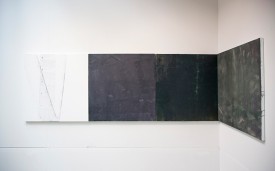 Mengyun Han, Samsara-III, 2012. Oil on canvas, 72 x 72 inches. Courtesy of the Artist