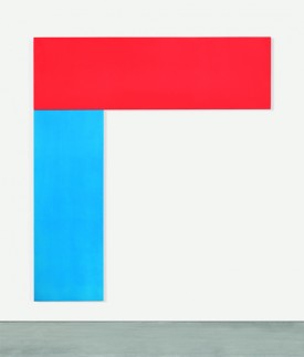 Ellsworth Kelly, Chatham VI: Red Blue 1971. Oil on canvas, two panels. 9? 6 1/2 inches x 8? 6 1/4 inches. The Museum of Modern Art. Gift of Douglas S. Cramer Foundation. © 2013 Ellsworth Kelly. Photo credit: Department of Imaging and Visual Resources, The Museum of Modern Art, New York. Photo: Tom Griesel.