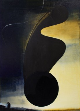 Gary Stephan, Untitled (#45418), 1985-88, acrylic on canvas, 40 1/4 x 30 1/4 inches. Courtesy The Maslow Collection.