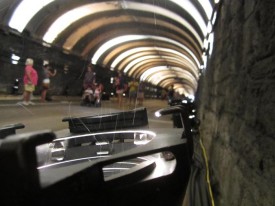 Image taken inside Voice Tunnel. Photograph: Anna Shukeylo.