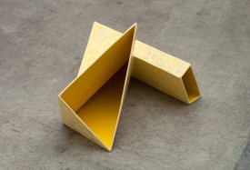 Garth Evans, Bears Ear (Auricula), 1985-87. Epoxy resin, fiberglass, paint over foam core, 16 x 31 x 20 inches. Courtesy of Vogt Gallery