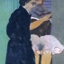 R.B. Kitaj, Smyrna Greek (Nikos), 1976-77. Oil on canvas. 244 x 76 cm. Museo Thyssen-Bornemisza, Madrid