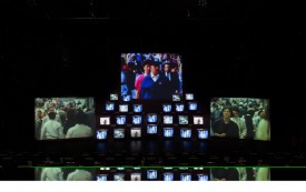 Gretchen Bender, Total Recall, 1987. Photo: Jason Mandella, courtesy The Kitchen.