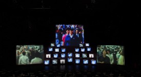 Gretchen Bender, Total Recall, 1987. Photo: Jason Mandella, courtesy The Kitchen.