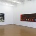 Installation view featuring (on the right) Nine Cosmic CD’s: For The Firespitter (Jayne Cortez), 2013, acrylic on canvas, 45h x 137.5w inches. Courtesy Alexander Gray Associates, New York.