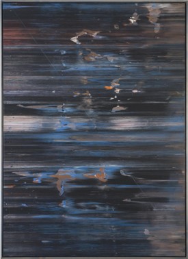 Jack Whitten, April’s Shark, 1974, acrylic on canvas, 72h x 52w inches.Courtesy Alexander Gray Associates, New York.