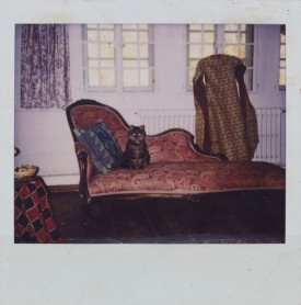 Balthus, ?Untitled, c. 1999–2000?. Color Polaroid?, 4 x 4 inches. ?© Harumi Klossowska de Rola. Courtesy Gagosian Gallery
