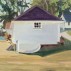 Elizabeth O'Reilly, White Boat, White House, 15" x 15", oil on panel, 2012. Courtesy George Billis Gallery.