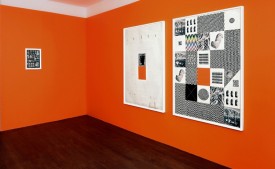 Installation shot of the exhibition under review, Matthew Craven: Oblivious Path at DCKT Contemporary