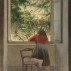 Balthus, Girl at a Window, 1955. Oil on canvas, 77.125 x 51.375 inches. Private collection © Balthus