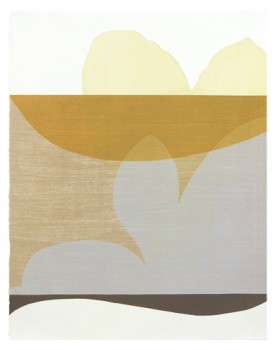 Sarah Hinckley, somewhere over 9, 2013. Collagraph and relief print, 26 x 20 inches. Courtesy of Pale Prints