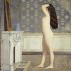 Balthus, Nude Before a Mirror, 1955. Oil on canvas, 75 x 64.5 inches. Metropolitan Museum of Art, Robert Lehman Collection © Balthus