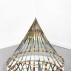 Alan Shields, Dance Bag, 1985, acrylic, canvas, glass beads, thread on aluminum tubing, mirror. Height: 40 inches, 101.6 centimeters; diameter: 48 inches, 121.9 centimeters. Courtesy of Cherry and Martin.