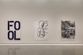 Installation view: Christopher Wool, Solomon R. Guggenheim Museum, New York, October 25, 2013–January 22, 2014 Photo: Kristopher McKay © Solomon R. Guggenheim Museum, New York