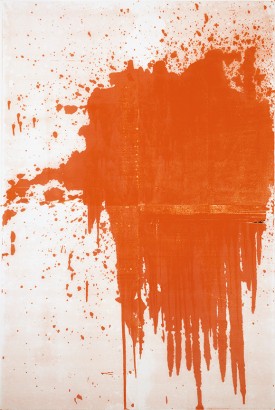 Christopher Wool, Minor Mishap, 2001, Silkscreen ink on linen, 274.3 x 182.9 cm. © Christopher Wool