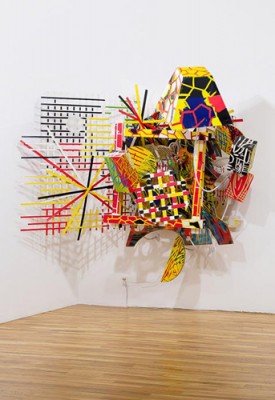 Judy Pfaff, Wallabout, 1986?Mixed media assemblage, 103 x 68 x 59 inches. Courtesy of Pavel Zoubok Gallery