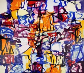 Melissa Meyer, Devlin, 2013. Oil on canvas, 70 x 80 inches. Courtesy of Lennon, Weinberg, Inc.