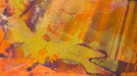 Walter Darby Bannard, Pakistani, 1978. Acrylic on canvas, 33¾ x 62 inches. Photo courtesy Berry Campbell, New York NY