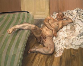Lucian Freud, Nude with Leg Up (Leigh Bowery), 1992. Hirshhorn Museum and Sculpture Garden, Smithsonian Institution, Washington DC
