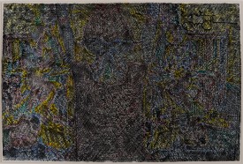Jasper Johns, Regrets, 2013. Watercolor, charcoal and pastel on paper, 31-1/2 × 46-7/8 inches. The Museum of Modern Art, New York. Promised gift of Marie-Josée and Henry R. Kravis. Art © Jasper Johns/Licensed by VAGA, New York, NY. Photograph: Jerry Thompson