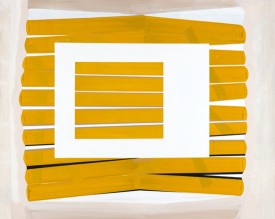 Gary Stephan, Untitled, 2014. Acrylic on canvas, 48 x 60 inches. Courtesy: Susan Inglett Gallery, NYC.