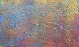 Michael Ambron, Occluded Stars, 2013. Mixed media on canvas, 36 x 60 inches. Courtesy of the Artist