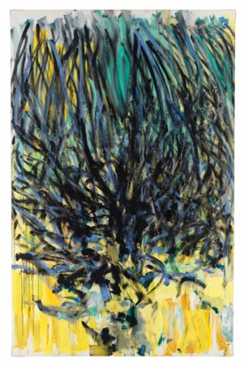 Joan Mitchell, Tilleul (Linden Tree), 1978. Oil on canvas, 110¼ x 70-7/8 inches © Estate of Joan Mitchell. Courtesy Joan Mitchell Foundation and Cheim & Read, New York