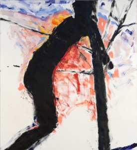 Sandy Walker, Human/Nature II, 2010. Oil on canvas, 80 x 60 inches. Courtesy of the Artist/Elizabeth Harris Gallery