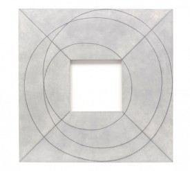 Robert Mangold, Framed Square with Open Center II, 2013. 2014 Robert Mangold/Artists Rights Society (ARS), New York, Pace Gallery